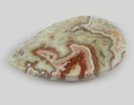 Quality Crazy Lace Agate 435 gms Pear 18x29mm gemstone for jewellery IG0654