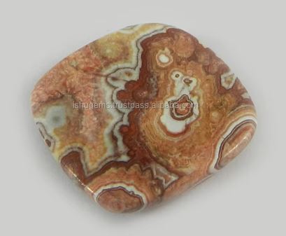 Natural Crazy lace Agate 21 mm Cushion Square 415 gms Loose Gemstone