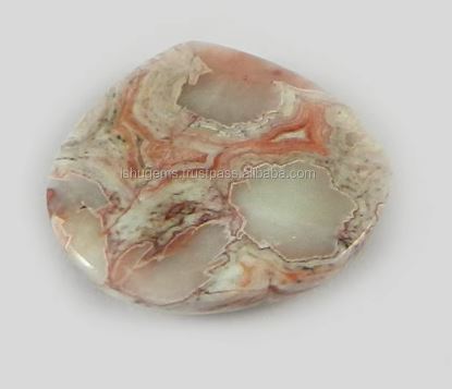 Natural Crazy Lace Agate 17x19mm Heart 235 gms Gemstone For Jewelry IG0659