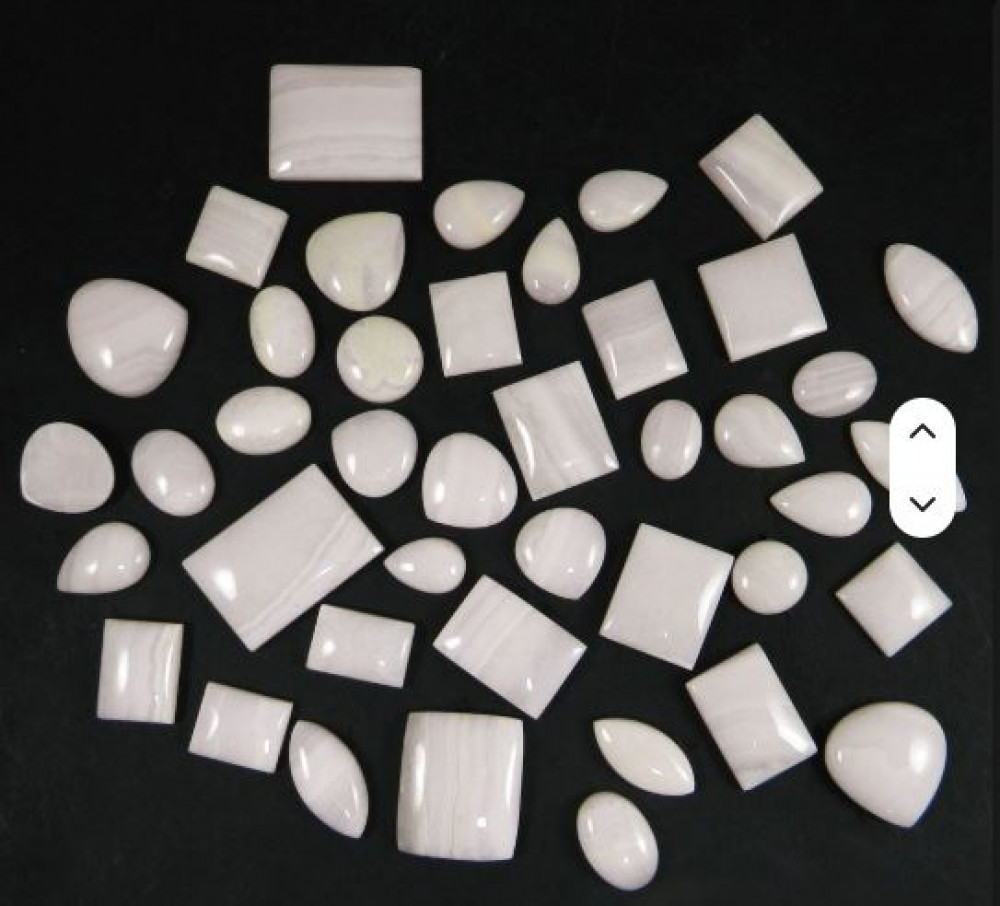 Image of 42 pcs ! Natural Pink Aragonite cabochon 100 gms, Free form IG0662