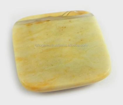 3A Quality 395 gms Natural Brecciated Mookaite 22mm Cushion Square Cab gemstone for jewellery IG0663
