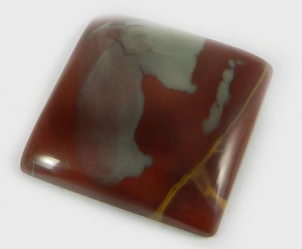 Image of Natural Noreena Jasper 22mm Square 5.35 gms Cabochon Loose Gemstone For Jewelry