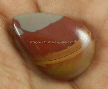 287 gms Lovely attractionl Natural Noreena Jasper 18x26mm Pear Cabochon gemstone for jewleary IG0667