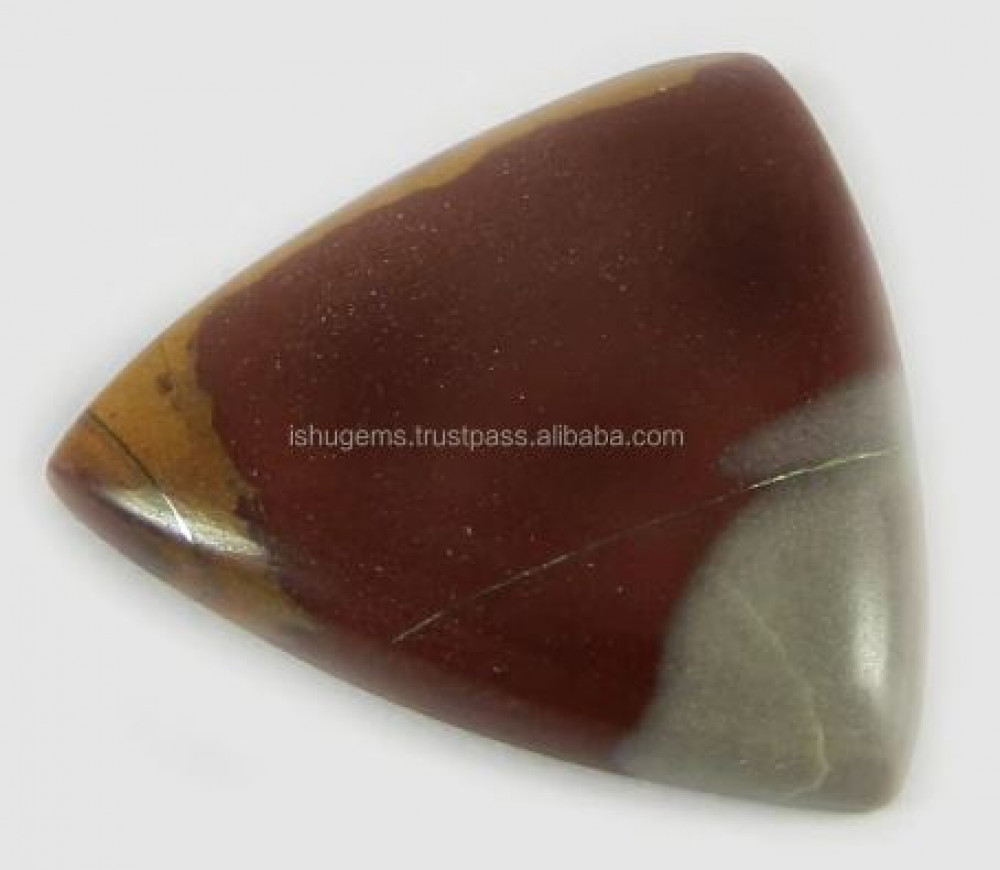 Image of Natural Noreena Jasper 25x25mm Trillion Cabochon Loose Gemstone For Jewelry