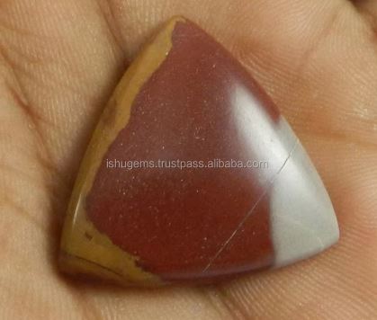 Natural Noreena Jasper 25x25mm Trillion Cabochon Loose Gemstone For Jewelry