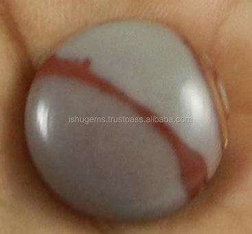 Natural Noreena Jasper 18mm Round Cabochon 312 gms Loose Gemstone For Jewelry