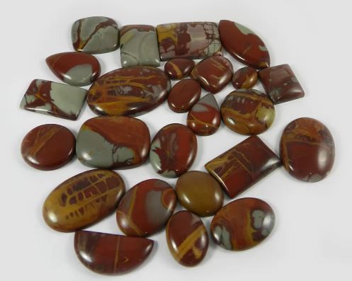 25 pcs Natural Noreena Jasper cabochon 100 gms Free form Loose Gemstone IG0675