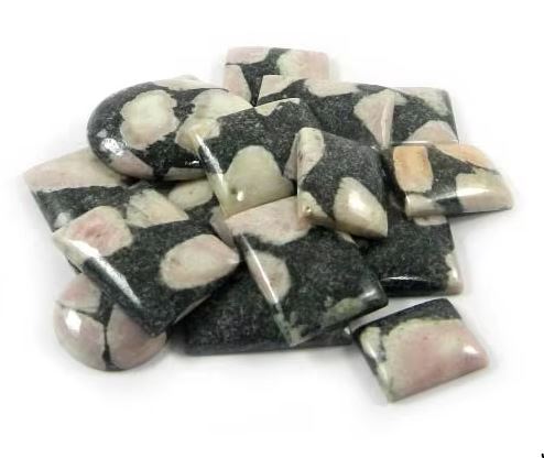Natural Peanut Jasper cabochon 100 gms Free form Gemstone For Jewelry