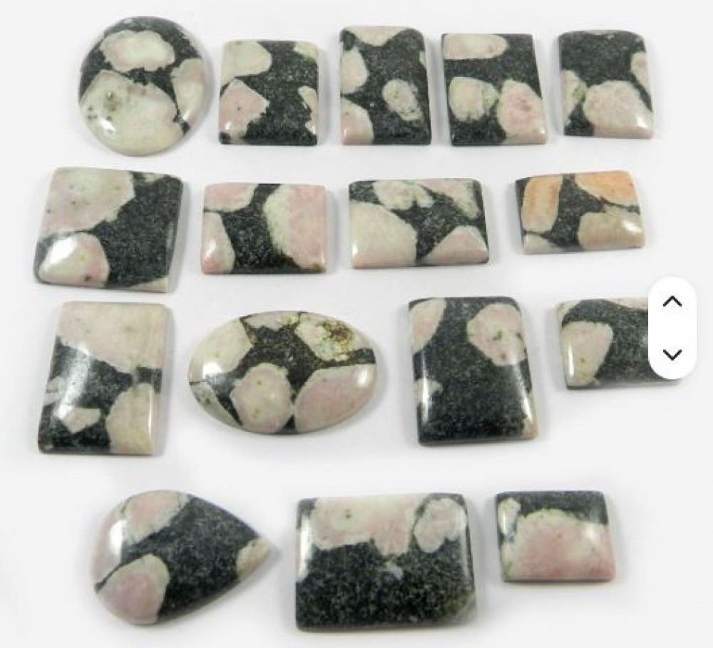 Image of Natural Peanut Jasper cabochon 100 gms Free form Gemstone For Jewelry