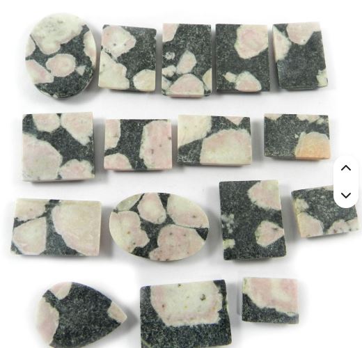 Natural Peanut Jasper cabochon 100 gms Free form Gemstone For Jewelry