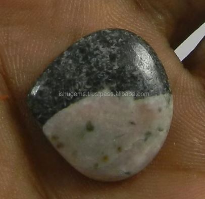 Natural Peanut Jasper 20x20mm Heart Cabochon Loose Gemstone For Jewelry