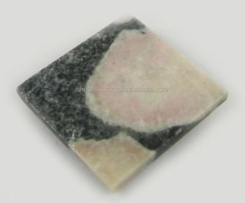 549 gms Natural Peanut Jasper 21x21mm Square Cabochon gemstone for jewelry IG0679