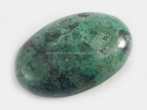 Natural 335 Gms Maw Sit-Sit Jasper Gemstone 17x24mm Oval Cabochon for Jewelry Certified Ishu Gems Model IG0685
