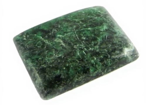 Raw Natural Green Jasper Gemstone Maw Sit-Sit 550gms Rectangle Cab 19x25mm for Jewelry