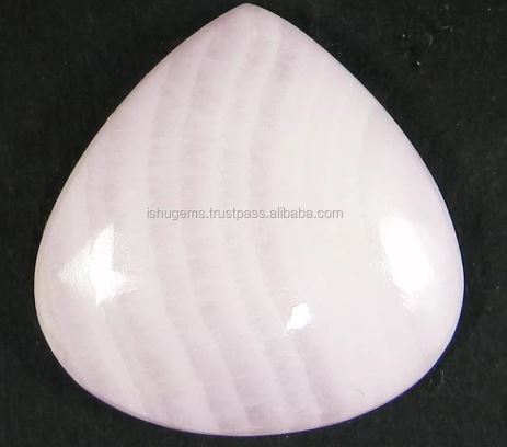 Natural Pink Aragonite Heart Cabochon 24 mm Loose Gemstone for Jewelry IG0695