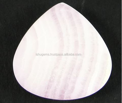 Natural Pink Aragonite Heart Cabochon 24 mm Loose Gemstone for Jewelry IG0695