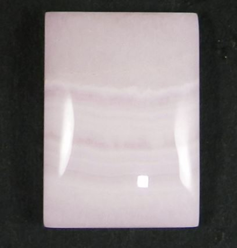 Image of Natural Pink Aragonite Cabochon Gemstone 16*21mm Rectangle 3.20 Gms Ishu Gems Model IG0699