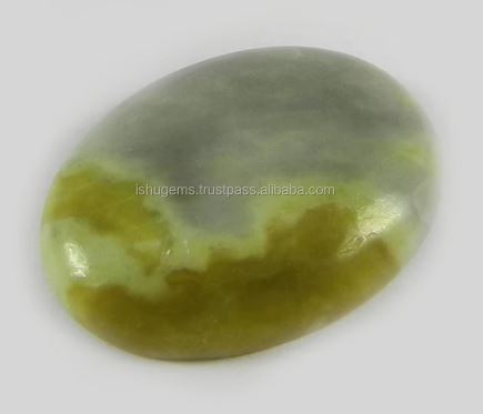Natural Serpentine 19x25mm Oval Cabochon 414 gms Loose Gemstone For Jewelry