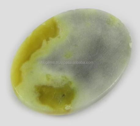 Natural Serpentine 19x25mm Oval Cabochon  414 gms Loose Gemstone For Jewelry