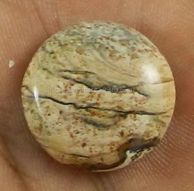 320 gms Natural Picture jasper 19mm Round Cabochon gemstone for jewelry IG0723