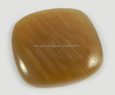 Natural Honey Aragonite 320 gms Cushion Cabochon 22mm Gemstone For Making Jewelry IG0733