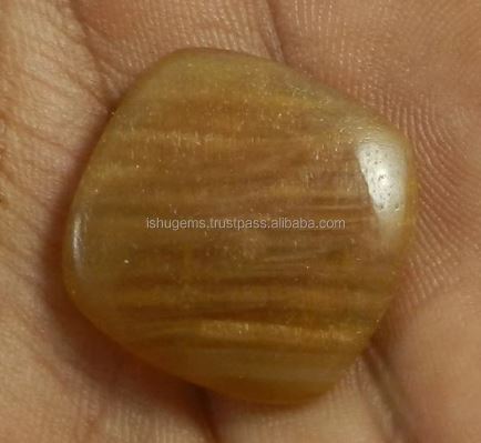 Natural Honey Aragonite 320 gms Cushion Cabochon 22mm Gemstone For Making Jewelry IG0733