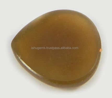 Natural Honey Aragonite 20mm Heart Cabochon 310 gms Loose Gemstone For Jewelry