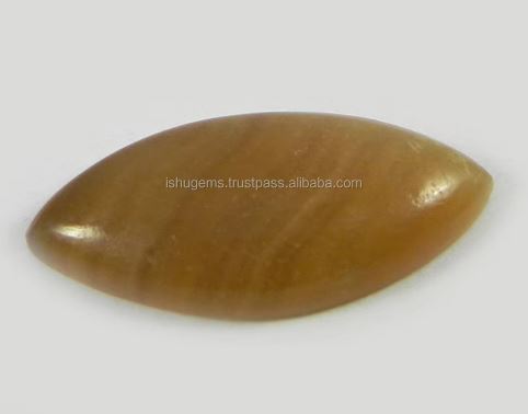 Natural Honey Aragonite 12x27mm Marquise Cabochon 250 Cts Loose Gemstone For Jewelry