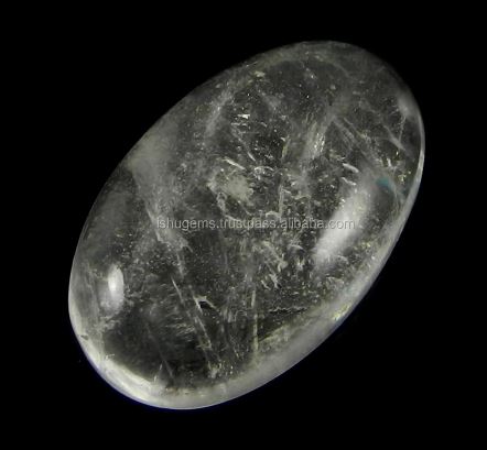 Hot Sale 750 Gms Natural Crystal Quartz 1931mm Oval Cab Gemstone for Jewelry