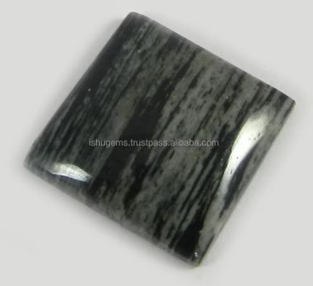 Image of 4.10 gms Natural Moftail Jasper 19x19mm Square Cabochon Loose Gemstone for Jewelry IG0744
