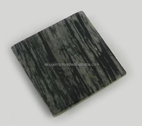 410 gms Natural Moftail Jasper 19x19mm Square Cabochon Loose Gemstone for Jewelry IG0744