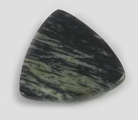 350 gms natural moftail jasper 20mm Triangle cab loose gemstone for jewelry