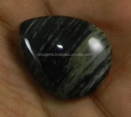 High Quality Natural Moftail Jasper 24x19mm Pear Cabochon Gemstone For Jewelry