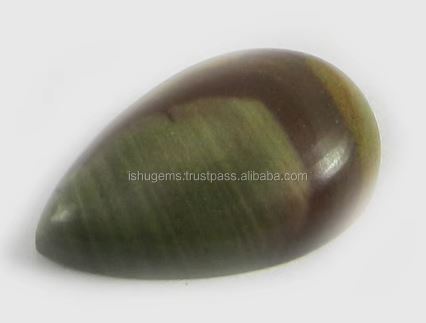 Natural American Picture Jasper 13x21mm Pear Cabochon Gemstone for Jewelry IG0750