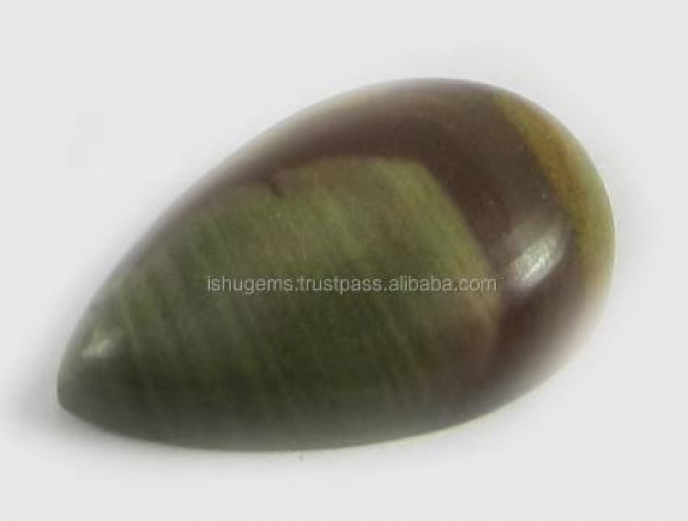 Image of Natural American Picture Jasper 13x21mm Pear Cabochon Gemstone for Jewelry IG0750