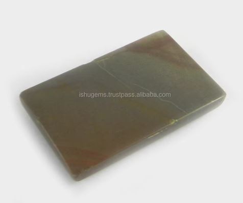Best Quality Natural American Picture Jasper 29x19mm Rectangle Cabochon 650 gms Gemstone for Jewelry