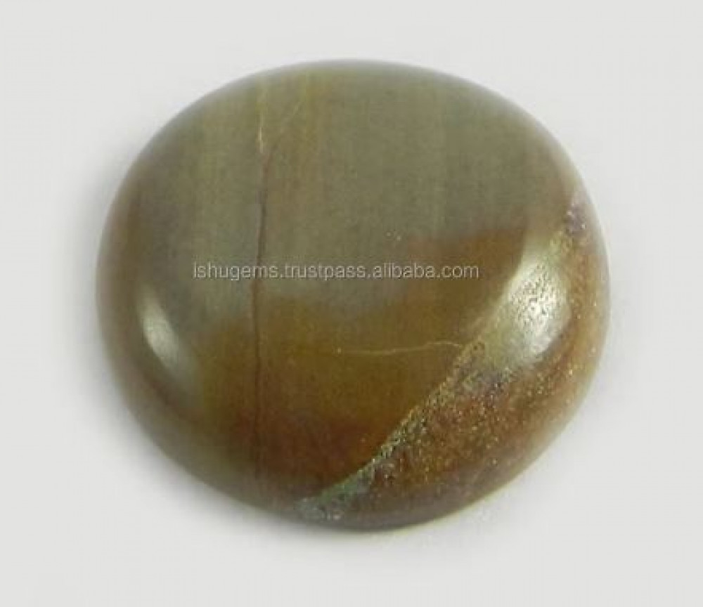 Image of 2.35 gms Natural American Picture Jasper 17mm Round Cabochon gemstone for jewelry IG0752