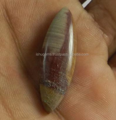Natural American Picture Jasper 34x11mm Marquise Cabochon 305 gms Loose Gemstone