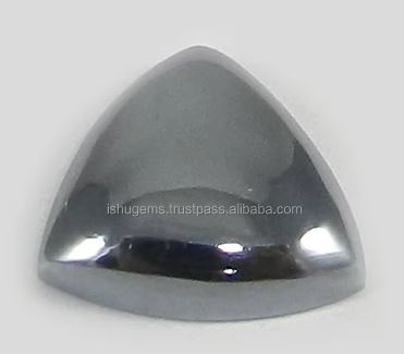 Handmade 125 gms Natural Silicon 14mm Trillion Cab gemstone for jewelry