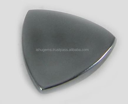 Handmade 125 gms Natural Silicon 14mm Trillion Cab gemstone for jewelry