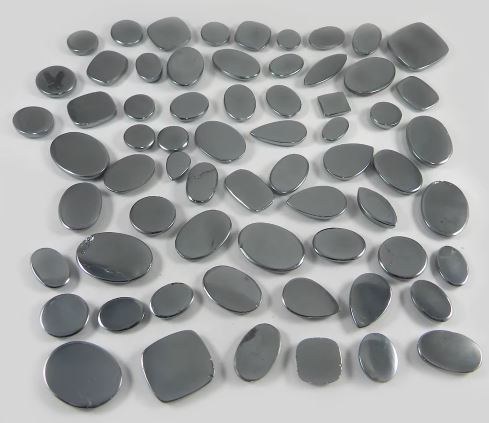 65 pcs Natural Silicon 100 gms Free Form Cabochon For Jewelry IG0767