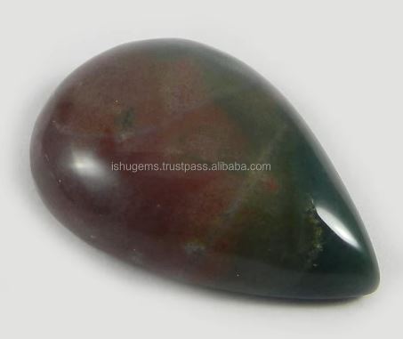 Best Quality 635 gms Natural Blood Agate 19x28mm Pear Cabochon Gemstone For Jewelry IG0768
