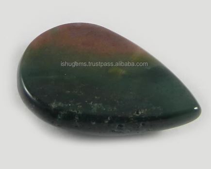 Best Quality 635 gms Natural Blood Agate 19x28mm Pear Cabochon Gemstone For Jewelry IG0768