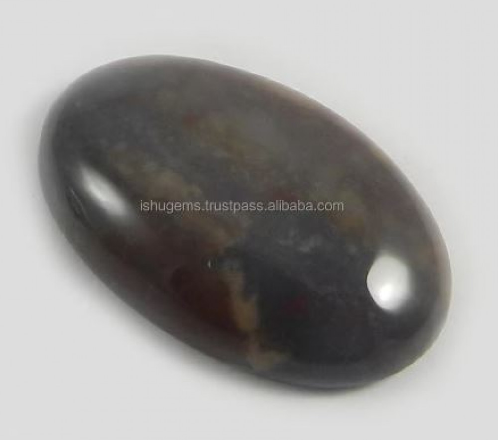 Image of Natural Blood Agate 20x31mm Oval Cabochon 7.50 gms Loose Gemstone For Jewelry