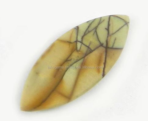 Wholesale 133 gms Natural Red Creek Jasper 23x10mm Marquise Cabochon Gemstone for Jewelry IG0780