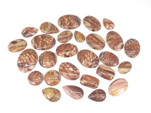 Natural Red Creek Jasper 100 gms Free form Cabochon Gems For Making Jewelry IG0785