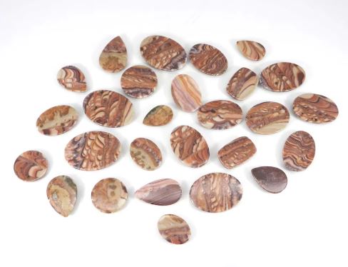 Natural Red Creek Jasper 100 gms Free form Cabochon Gems For Making Jewelry IG0785