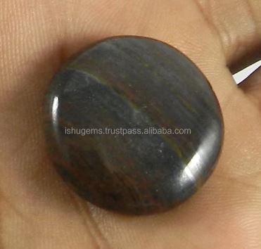 Wholesale 755 gms Natural Iron Tiger 24mm Round Cabochon Gemstone For Jewelry IG0886