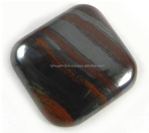 858 gms Natural Iron Tiger Eye Jasper 23x23mm Cushion Cabochon Gemstone for Jewelry