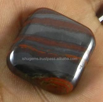 858 gms Natural Iron Tiger Eye Jasper 23x23mm Cushion Cabochon Gemstone for Jewelry